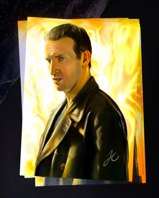 The 9th Doctor Print (A4) | Doctor Who SPECIAL EDITION