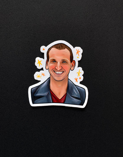 9th Doctor Sticker | Doctor Who