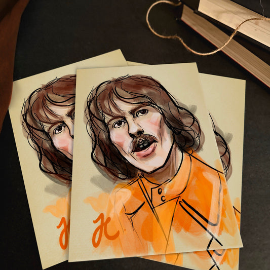 George Harrison Print (A5) | The Beatles