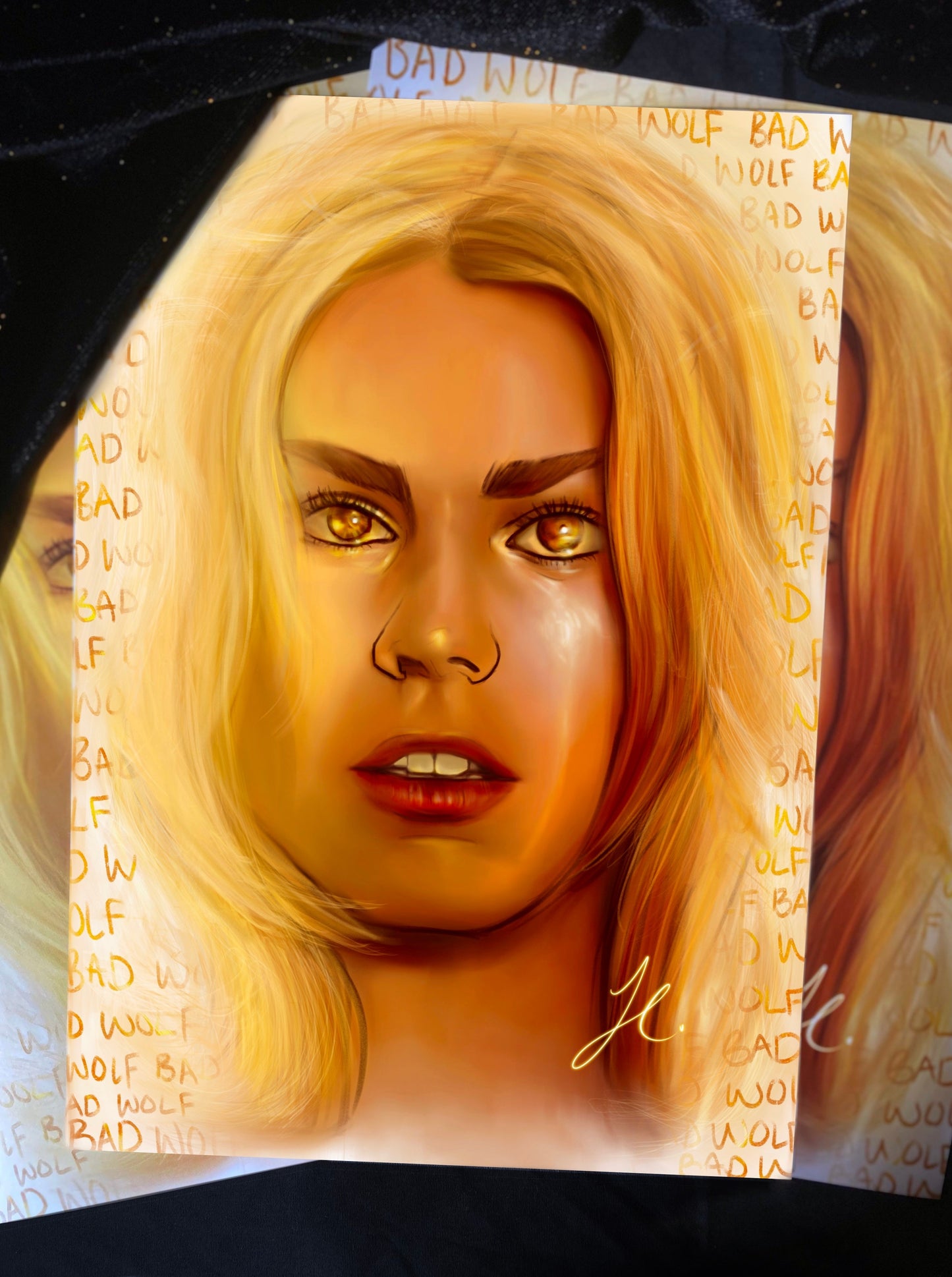 Rose Tyler 'BAD WOLF' Print (A4) | Doctor Who SPECIAL EDITION