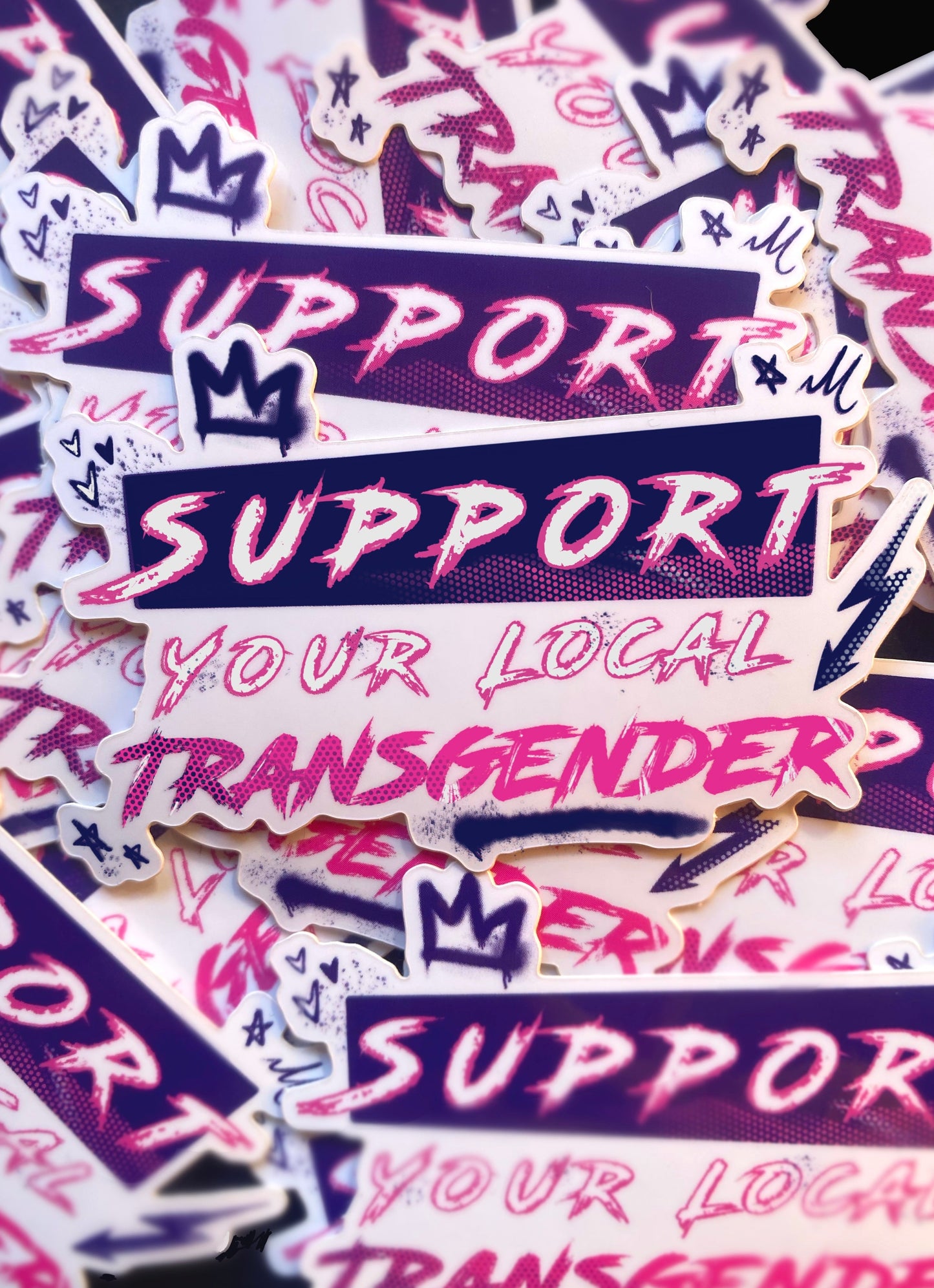 Support Your Local Transgender Sticker