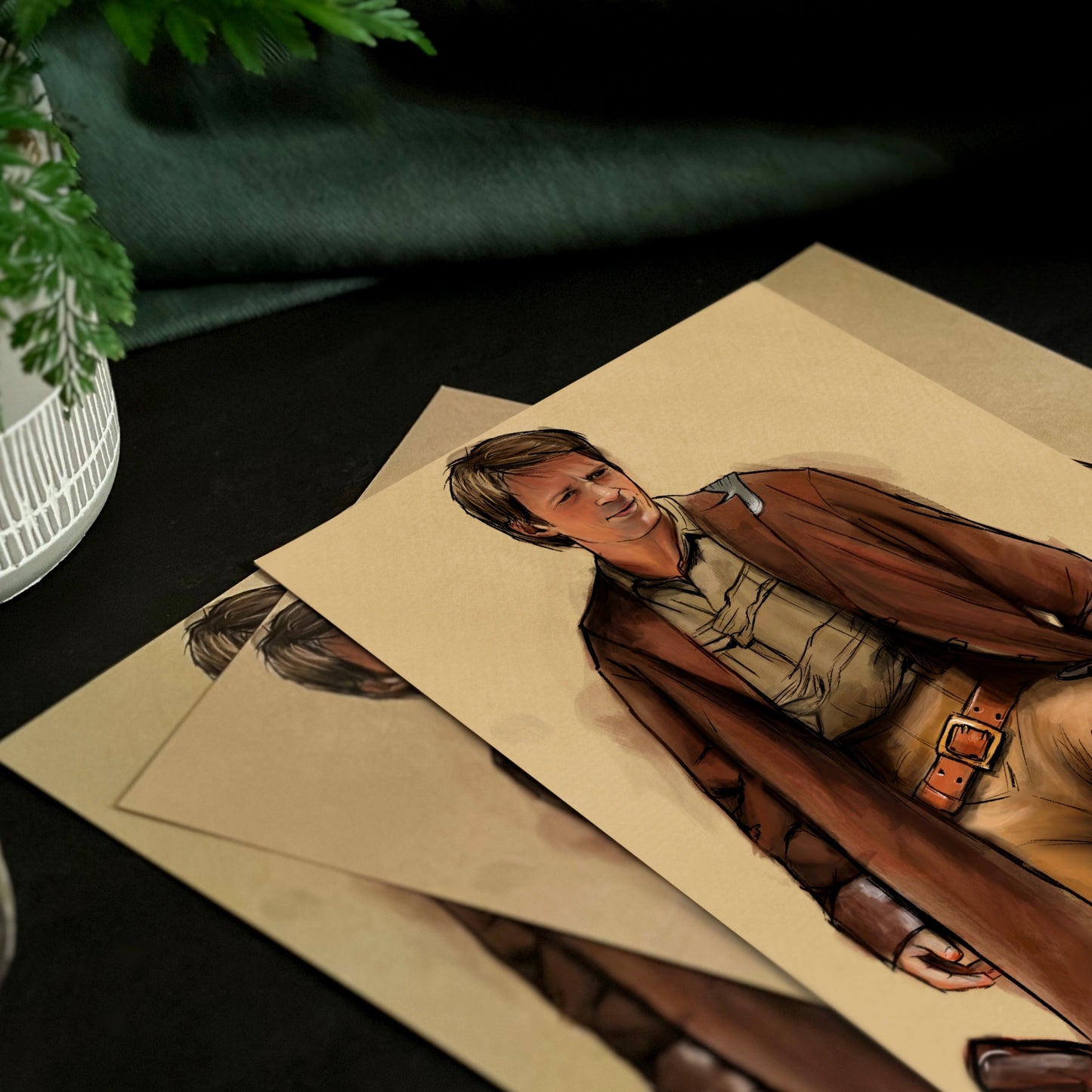 Captain Malcom Reynolds Print (A5) | Firefly