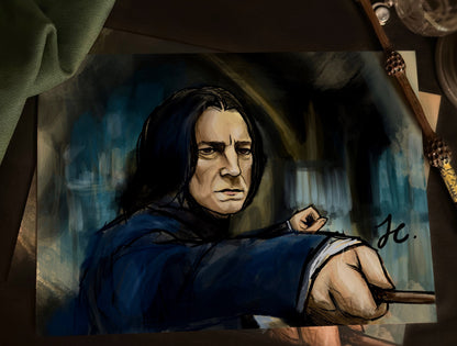 Professor Severus Snape Print (A4 + A3) | Harry Potter